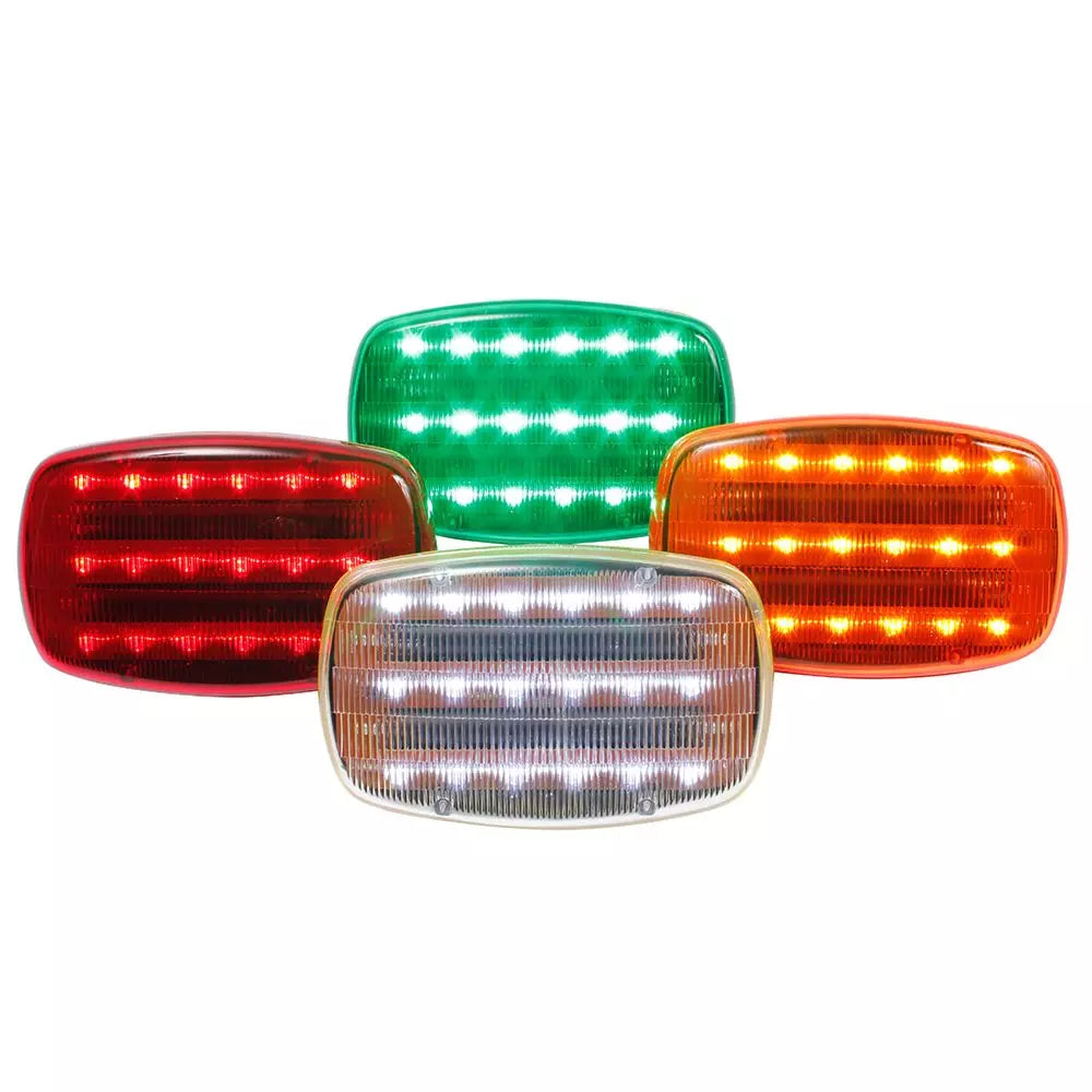 Amber LED Light, Battery Powered, Heavy Duty Magnets, Clamshell