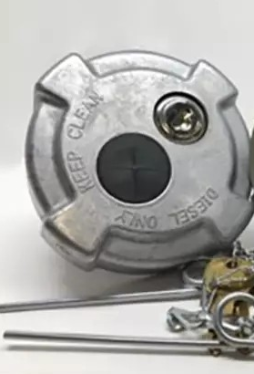 Fuel Caps for Volvo, Mack, and International Trucks - Locking, 190° Thermal and Pressure Relief