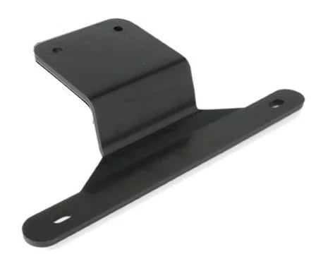 Universal black plastic license bracket