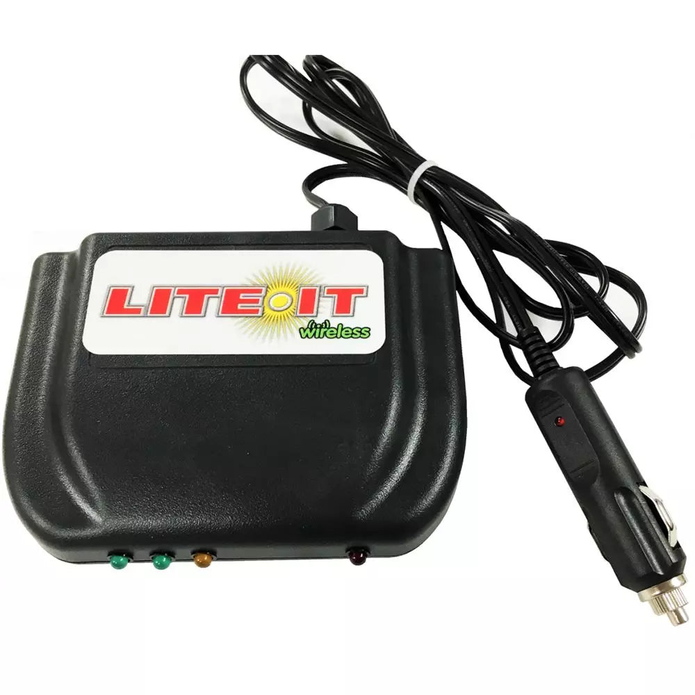 Monitor for LIW indicates battery strength, alarms if bar left behind