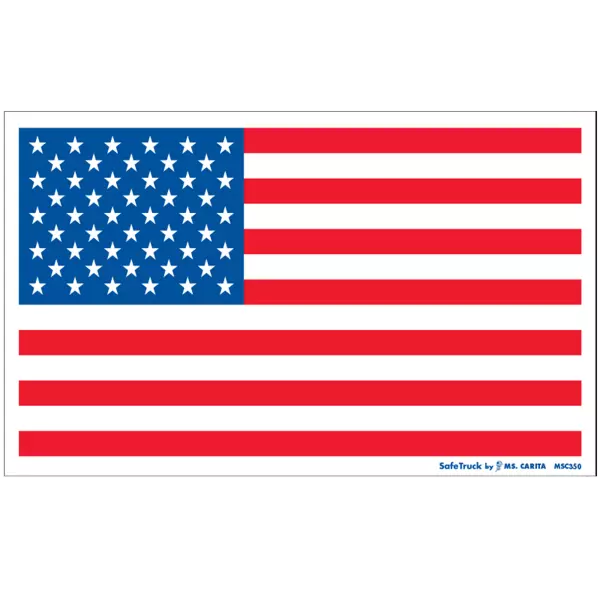 Right US Flags - 4 Inch x 6.5 Inch Flag