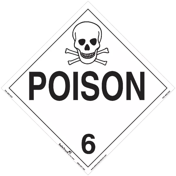 Poison Class 6 Decal