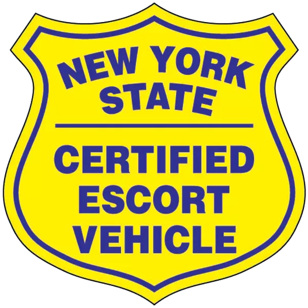 New York State Escort Decal (PAIR)