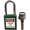 Thermoplastic Padlocks w/ Steel Shackles