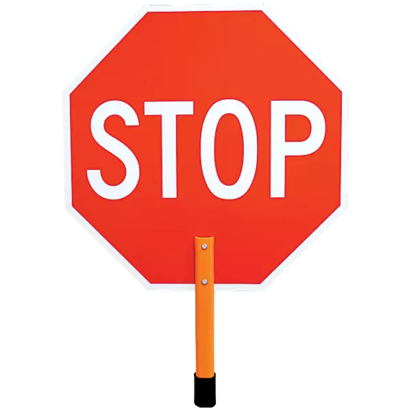 24 Inch Stop / Slow Reflective Sign