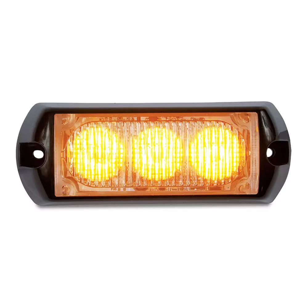 Amber 3 Diode Surface Mount LED Strobe