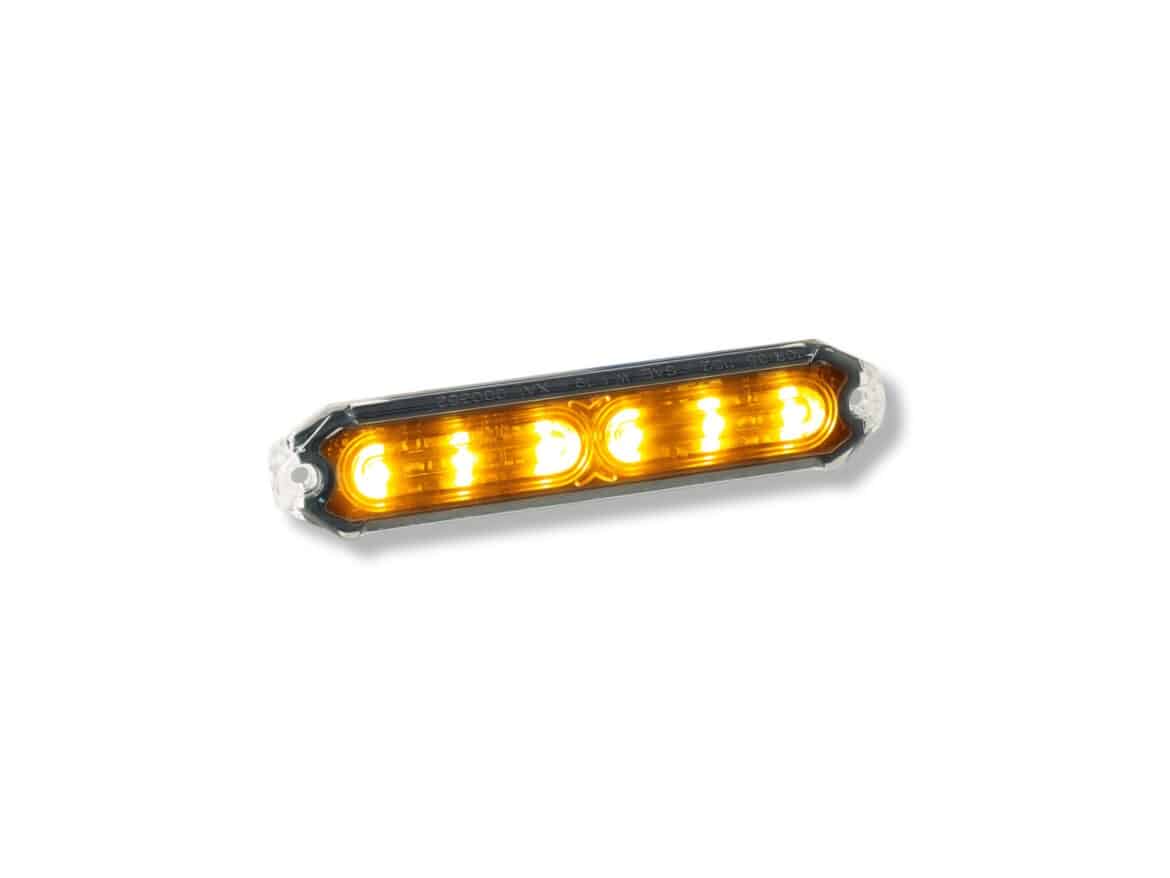 Amber/ amber, Class I, ECE ratings, 12-24 v, 24 flash patterns, IP67