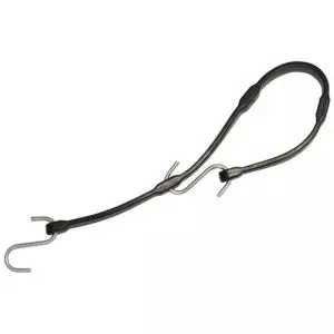 TY27280 - Adjustable Length Rubber Tarp Strap with S-Hooks, 36